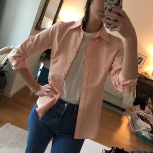 Brooks Brothers Peach Button up, Size 2